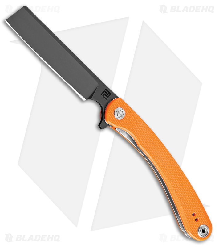 Artisan Cutlery Small Orthodox Liner Lock Knife Orange G-10 (2.75