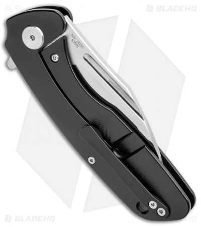 Artisan Cutlery Wren Frame Lock Knife Black Ti (3" Satin CPM-S35VN) 