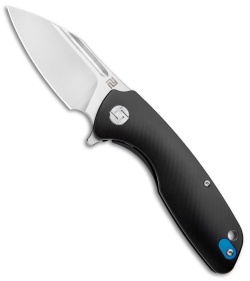 Artisan Cutlery Wren Frame Lock Knife Black Ti (3" Satin CPM-S35VN) 