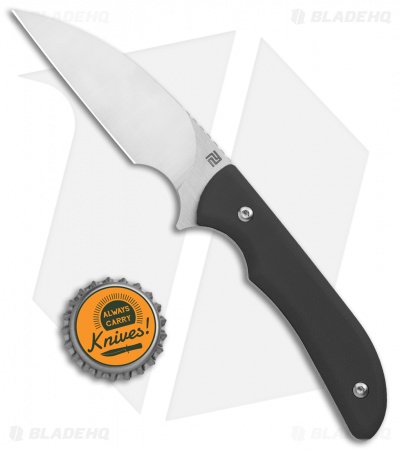 Artisan Cutlery Sea Snake Fixed Blade Knife Black G-10 (3.1" Satin) 1842B-BK