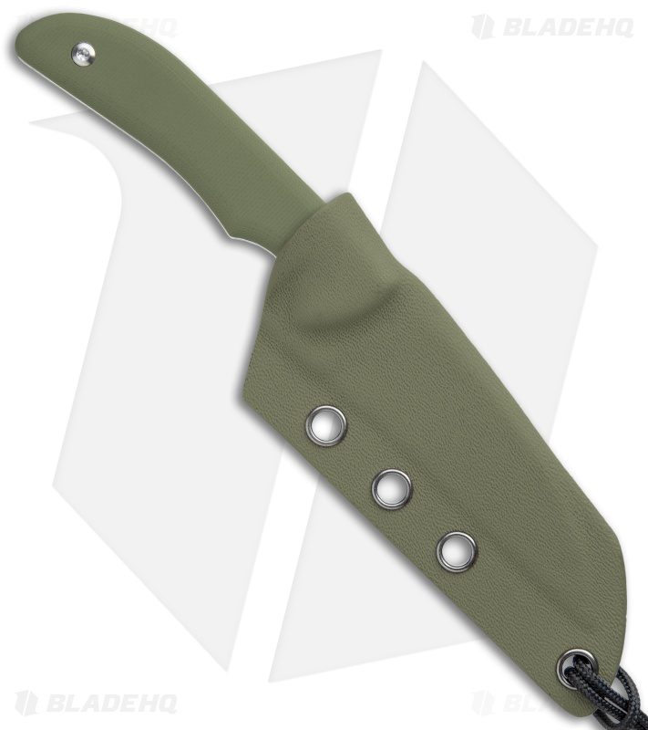 Artisan Cutlery Sea Snake Fixed Blade Knife Green G-10 (3.1" Satin) 1842B-GN