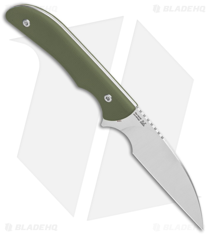 Artisan Cutlery Sea Snake Fixed Blade Knife Green G-10 (3.1" Satin) 1842B-GN