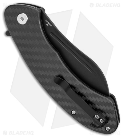 Artisan Cutlery Eterno Liner Lock Knife Carbon Fiber (3.5" Black D2)