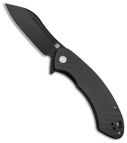 Artisan Cutlery Eterno Liner Lock Knife Carbon Fiber (3.5" Black D2)