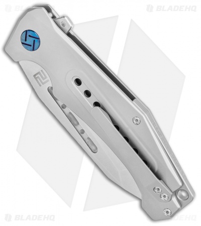 Artisan Cutlery Jungle Frame Lock Knife Gray Titanium (3.8" Stonewash)