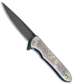 Artisan Cutlery Shark Liner Lock Knife Digital Camo G-10 (4" Black) 1707P-BCG