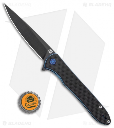 Artisan Cutlery Shark Liner Lock Knife Black G-10 (4" Black) 1707P-BBK