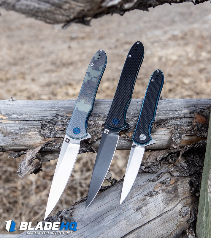 Artisan Cutlery Shark Liner Lock Knife Digital Camo G-10 (4" Stonewash) 1707P-CG