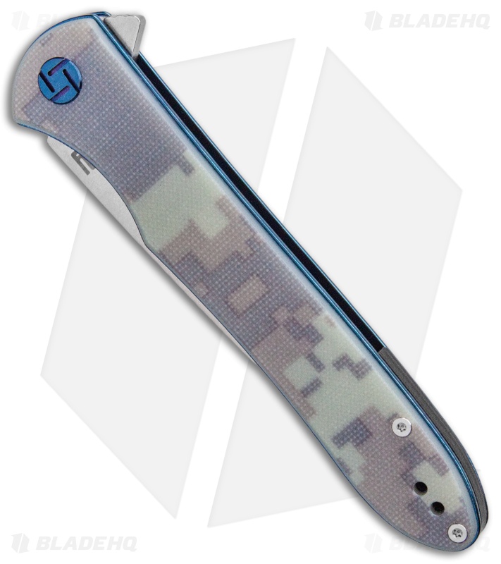 Artisan Cutlery Shark Liner Lock Knife Digital Camo G-10 (4" Stonewash) 1707P-CG
