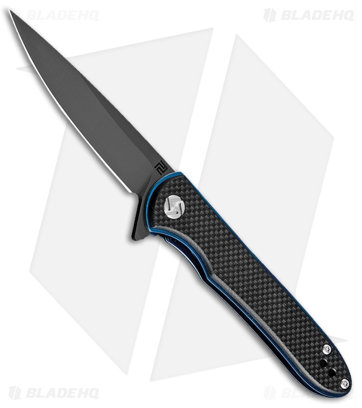 Artisan Cutlery Small Shark Liner Lock Knife Black G-10 (3" Black) 1707PS-BBKF