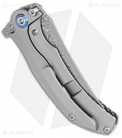 Artisan Cutlery Tacit Liner Lock Knife Titanium (3.3" Damascus) 