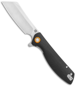 Artisan Cutlery Small Tomahawk Liner Lock Knife Smooth Black G-10 (3" Stonewash)