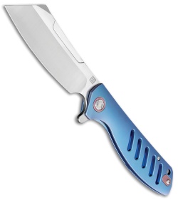 Artisan Cutlery Tomahawk Frame Lock Knife Blue Titanium (3.8" Satin M390)