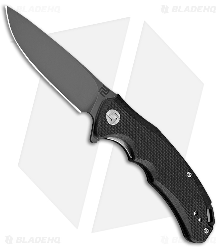 Artisan Cutlery Small Tradition Liner Lock Knife Black G-10 (3" Black)