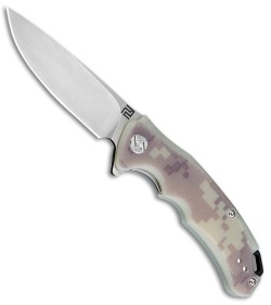 Artisan Cutlery Small Tradition Liner Lock Knife Digital Camo G-10 (3" SW) 