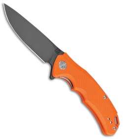 Artisan Cutlery Small Tradition Liner Lock Knife Orange G-10 (3" Black)