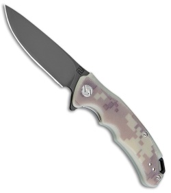 Artisan Cutlery Tradition Liner Lock Knife Digital Camo G-10 (3.8" Black) 