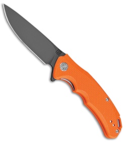 Artisan Cutlery Tradition Liner Lock Knife Orange G-10 (3.8" Black) 