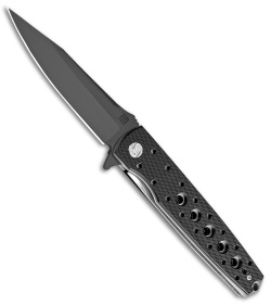 Artisan Cutlery Virginia Liner Lock Knife Textured Black G-10 (3.8" Black)