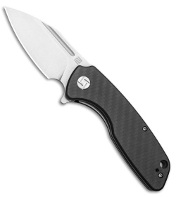 Artisan Cutlery Wren Flipper Knife Black G-10/CF (3" Stonewash) 1825P-CF