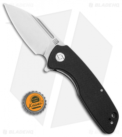 Artisan Cutlery Wren Flipper Knife Black G-10 (3" Stonewash) 1825P-BKF