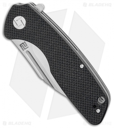 Artisan Cutlery Wren Flipper Knife Black G-10 (3" Stonewash) 1825P-BKF