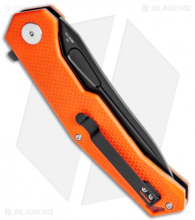 Artisan Cutlery Zumwalt Liner Lock Knife Textured Orange G-10 (3.8" Black)