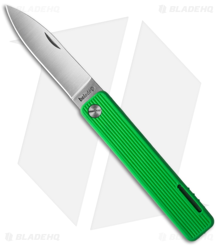 Baladeo Papagayo Lime Green Lockback Knife (3" Satin)