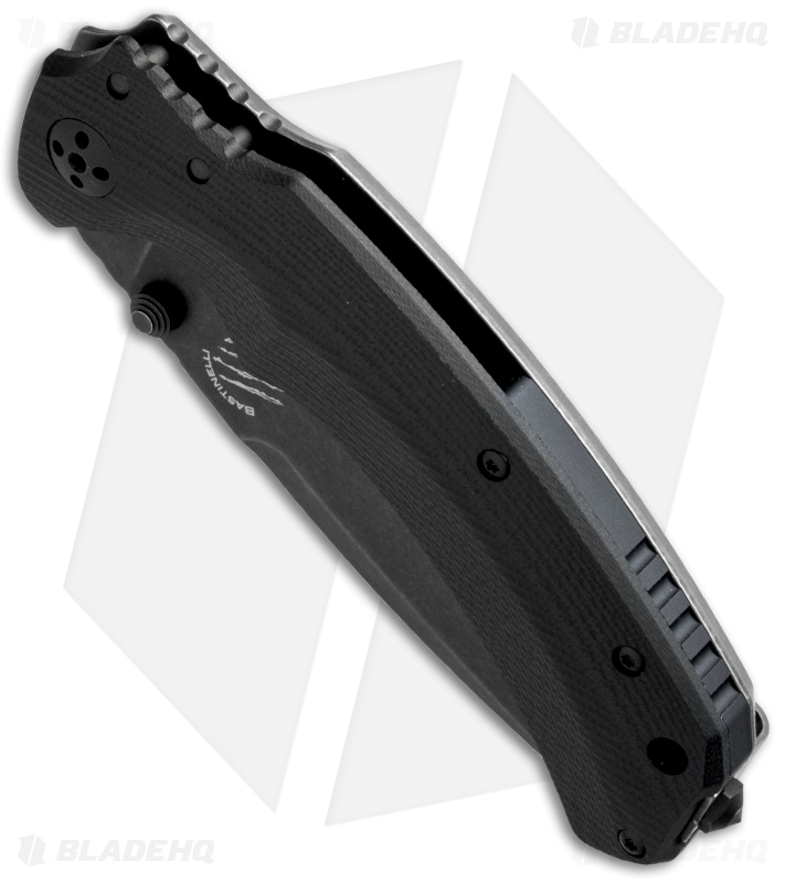 Bastinelli RED Folder Frame Lock Knife (3.5" PVD Stonewash)