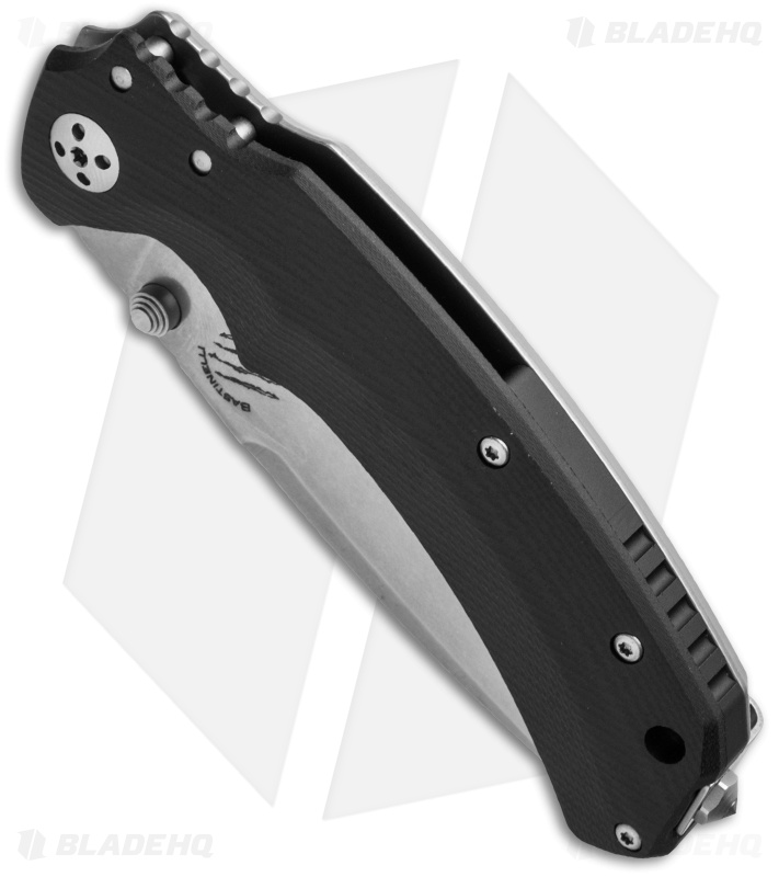 Bastinelli RED Folder Frame Lock Knife (3.5" Stonewash)