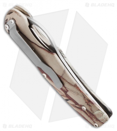 Bear Cutlery Sideliner Knife Camouflage Aluminum (3.25" Satin) 9112