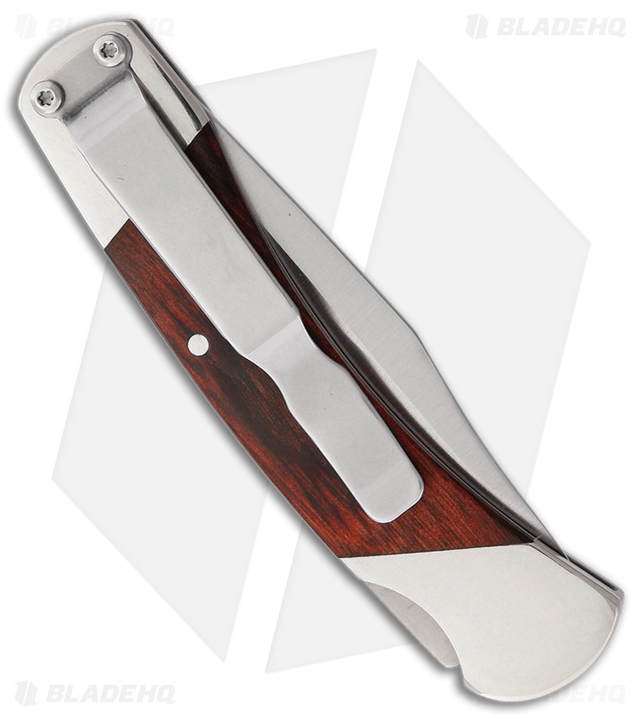 Bear and Son Lockback Rosewood Folding Knife (2.50" Satin)