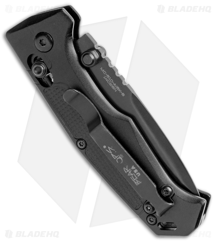 Bear OPS Mini Rancor IV Tanto Slide Lock Knife (2.75" Black) MC-510-ALBK-B
