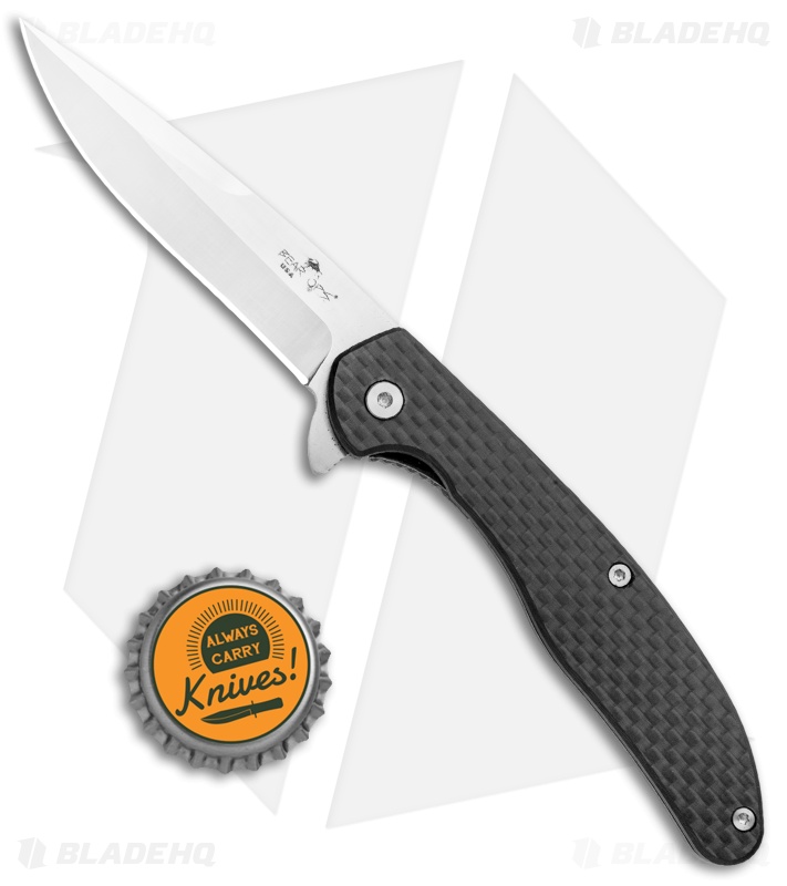 Bear OPS Rancor VIII Frame Lock Knife Ti/Carbon Fiber (2.7" Satin) MC-800-TiCF-S