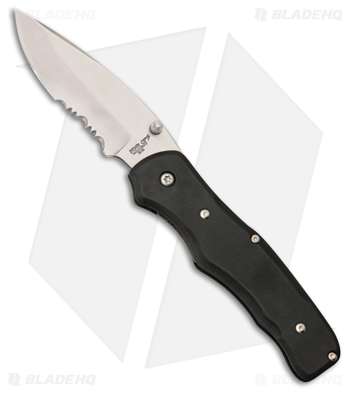 Bear OPS Rancor Liner Lock Knife Black Aluminum (3.25" Satin) 32018