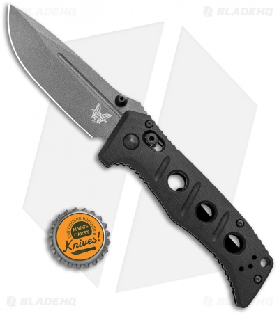 Benchmade Mini Adamas AXIS Lock Knife Black G-10 (3.3" Gray) 273GY-1