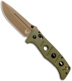 Benchmade Adamas AXIS Lock Knife Olive G-10 (3.8" FE) 275FE-2