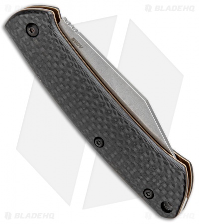 Benchmade Proper Clip Point Slip Joint Knife Carbon Fiber/FDE (2.8" SW) 318-2