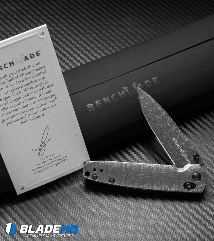 Benchmade Gold Class Valet AXIS Lock Knife (Damascus) 485-151