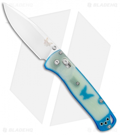 Benchmade Bugout AXIS Lock Knife Jade G-10 (3.24" Satin 20CV) 535-1901