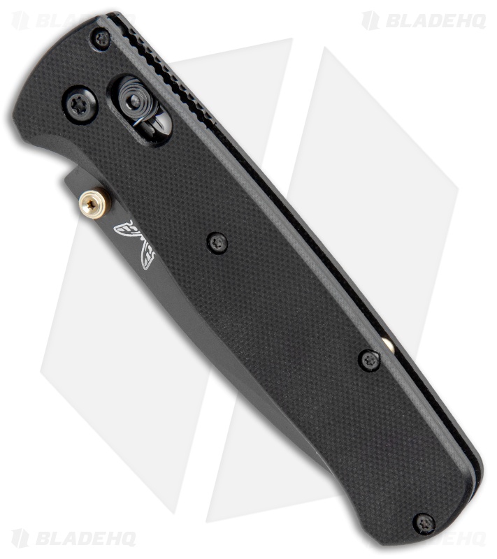 Flytanium Black G-10 Scales + Benchmade Bugout Knife (Gray)