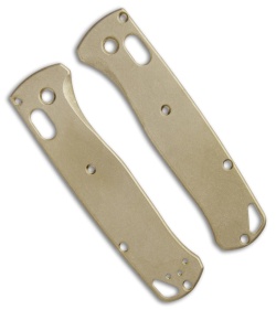 Flytanium Classic Brass Scales for Benchmade Bugout - Stonewash