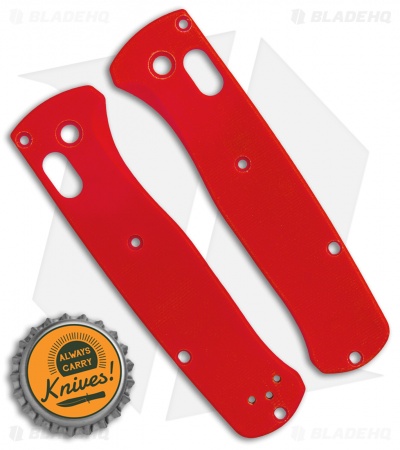 Flytanium Classic G-10 Benchmade Bugout Scales - Red
