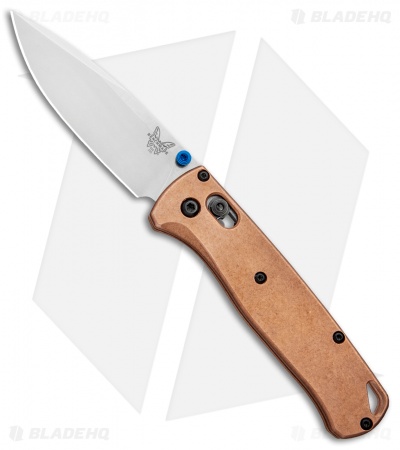 Flytanium Copper Scales + Benchmade Bugout Knife (Satin)