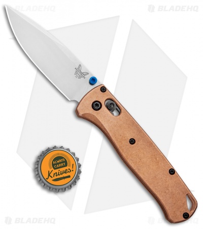 Flytanium Copper Scales + Benchmade Bugout Knife (Satin)