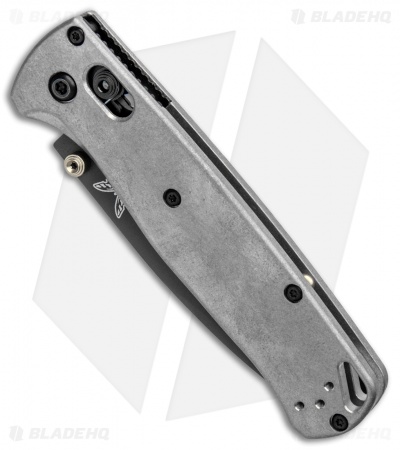 Flytanium Titanium Scales + Benchmade Bugout Knife (Gray)