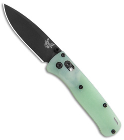 Flytanium Crossfade Jade G-10 + Benchmade Mini Bugout Knife (3" Black)