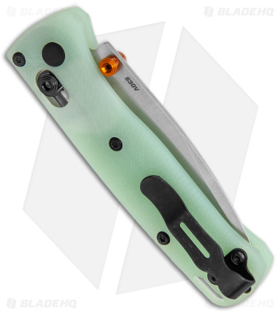 Flytanium Crossfade Jade G-10 + Benchmade Mini Bugout Knife (3" Satin)