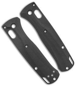 Flytanium Crossfade Black G-10 Scales for Benchmade Mini Bugout Knife