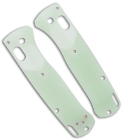 Flytanium Crossfade Jade G-10 Scales for Benchmade Mini Bugout Knife